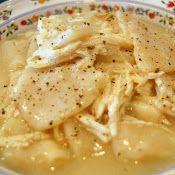 Cracker Barrel chicken and dumplings- This was awesome! I sauteed carrots, celery, and onion and added at the beginning and added frozen peas at the end. It was so easy to make and delicious comfort food! I cut the dumplings smaller than the recipe said and used a rotisserie chicken. Husband said he liked these dumplings better than the dropped biscuit dumplings.